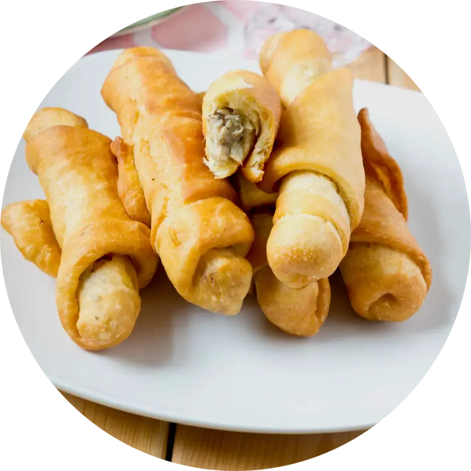 Fish Rolls - Popular African appetizer at N9NA Calgary NE